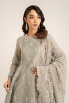 3 Piece Embroidered Tissue Suit