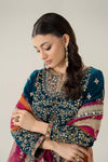 3 Piece Embroidered Velvet Suit
