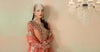 3 Piece Embroidered Organza Suit