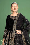 3 Piece Embroidered Velvet Suit