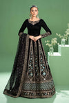 3 Piece Embroidered Velvet Suit