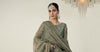 3 Piece Embroidered Zari Net Suit