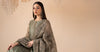 3 Piece Embroidered Zari Net Suit