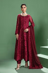 3 Piece Embroidered Organza Suit