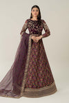 3 Piece Embroidered Velvet Suit