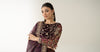 3 Piece Embroidered Velvet Suit