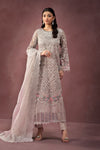 3 Piece Embroidered Organza Suit