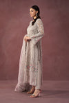 3 Piece Embroidered Organza Suit