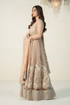 3 Piece Embroidered Organza Suit