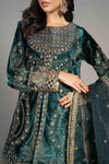3 Piece Embroidered Velvet Suit