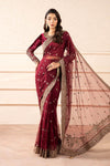 Embroidered Net Saree