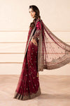 Embroidered Net Saree