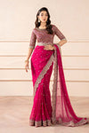 Embroidered Chiffon Saree