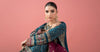 3 Piece Embroidered Raw Silk Suit