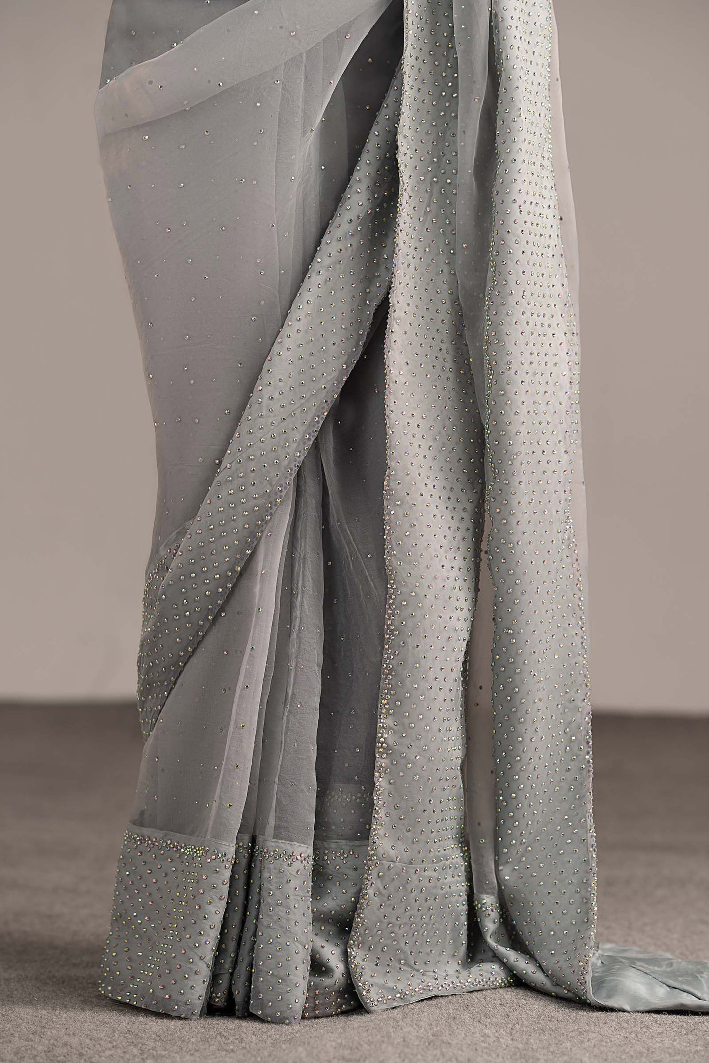 Embellished Organza Saree