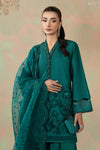 3 Piece Embroidered Silk Net Suit