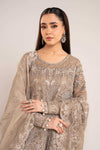 3 Piece Embroidered Net Suit