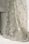 3 Piece Embroidered Net Suit