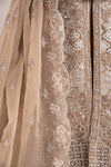 3 Piece Embroidered Net Suit