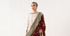3 Piece Embroidered Raw Silk Suit