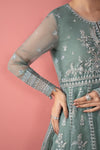 3 Piece Embroidered Organza Suit