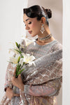 3 Piece Embroidered Raw Silk Suit