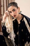 3 Piece Embroidered Velvet Suit