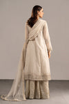 3 Piece Embroidered Cotton Net Suit
