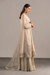 3 Piece Embroidered Cotton Net Suit