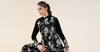 3 Piece Embroidered Velvet Suit