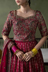 3 Piece Embroidered Velvet Suit