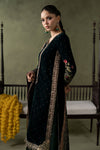 3 Piece Embroidered Velvet Suit