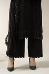 3 Piece Embroidered Chiffon Suit