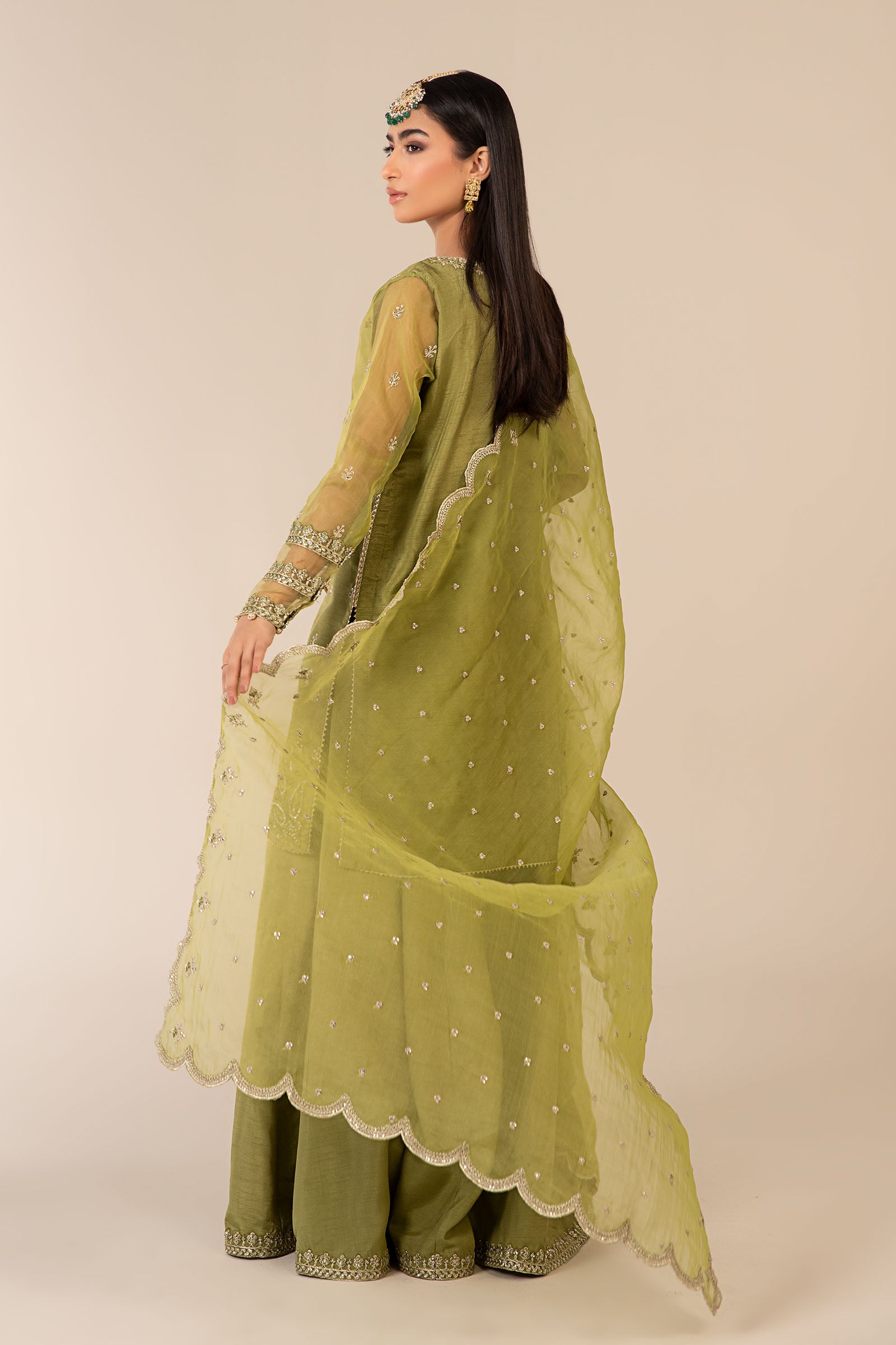 3 Piece Embroidered Suit