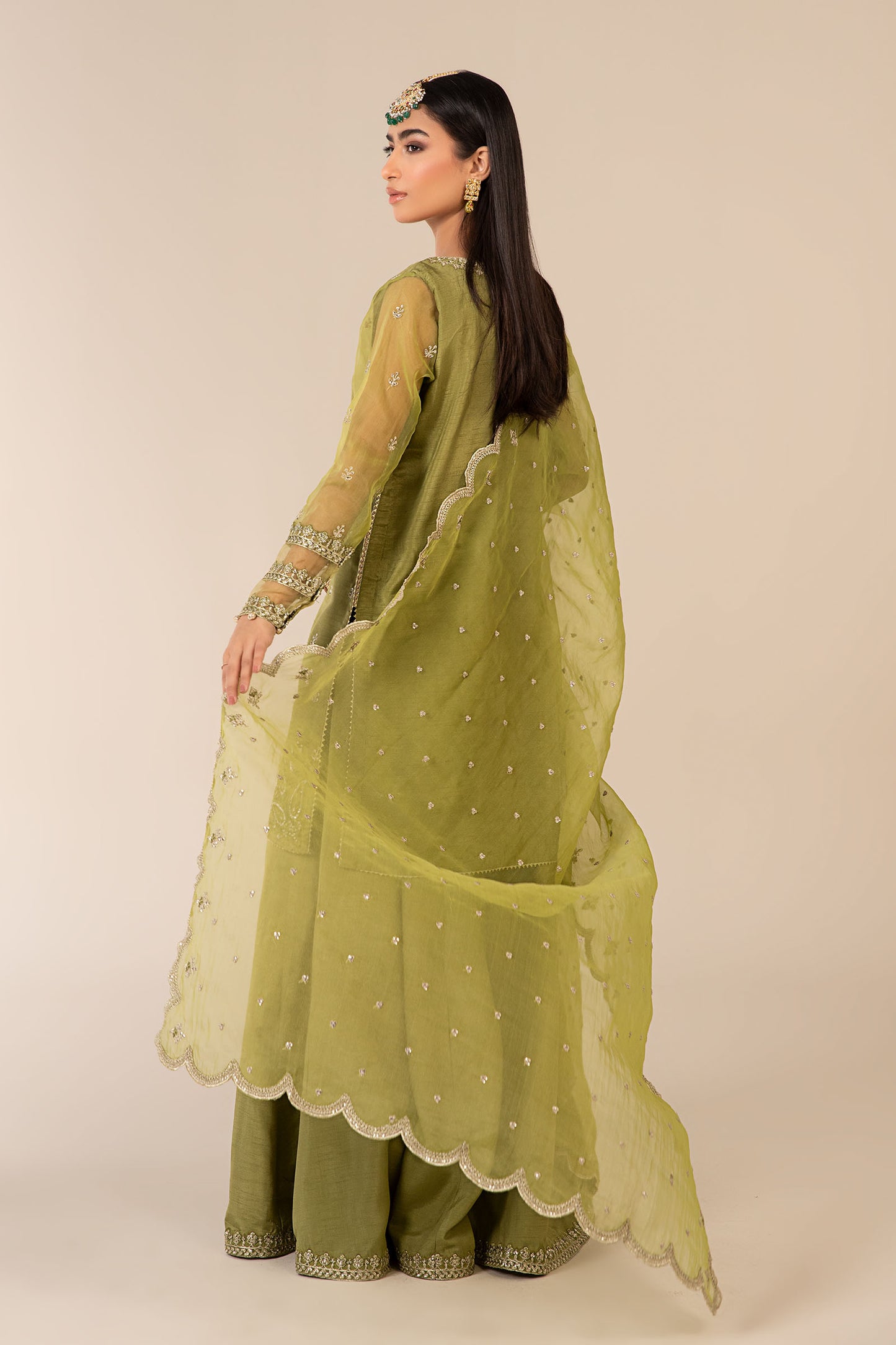 3 Piece Embroidered Suit