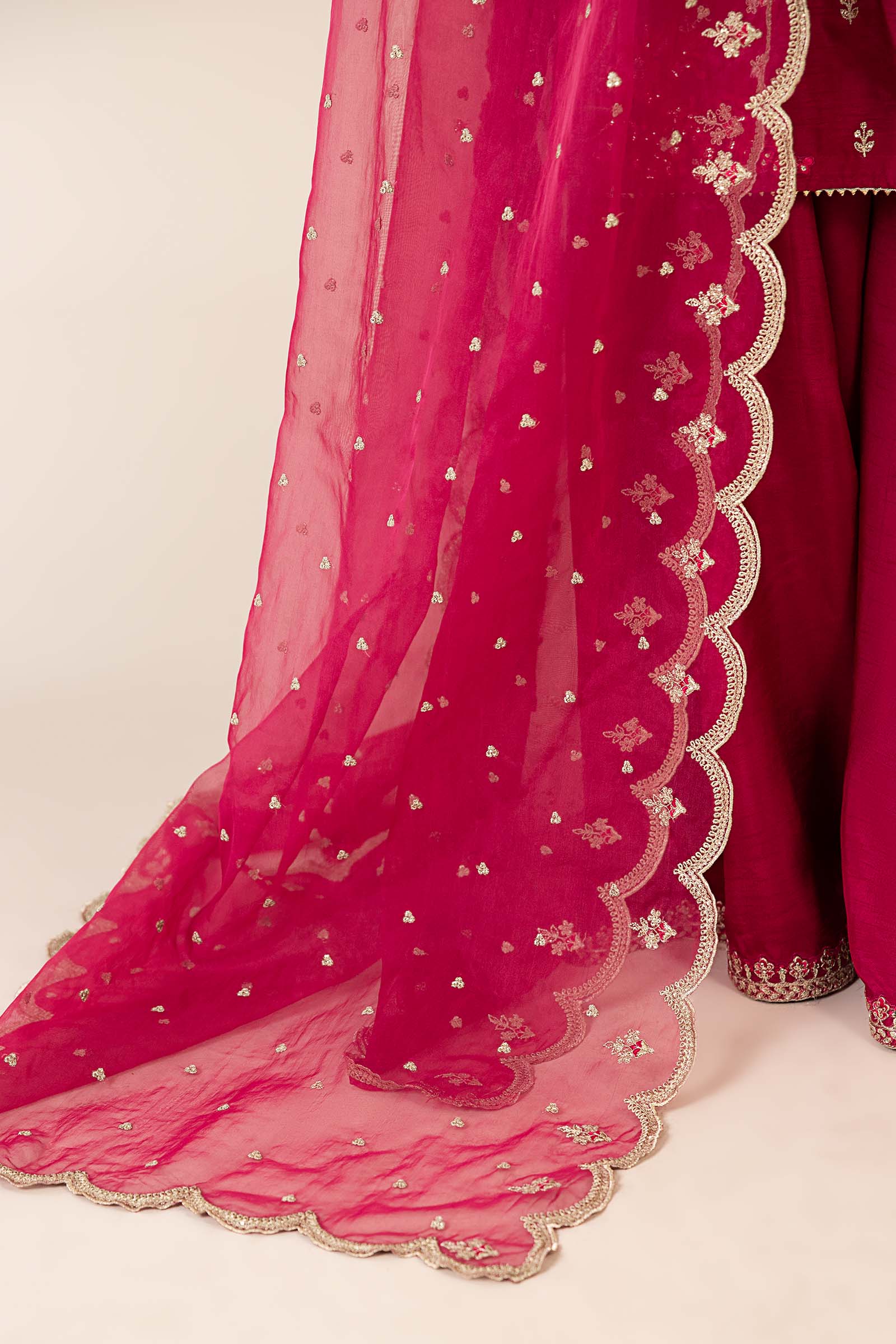 3 Piece Embroidered Suit