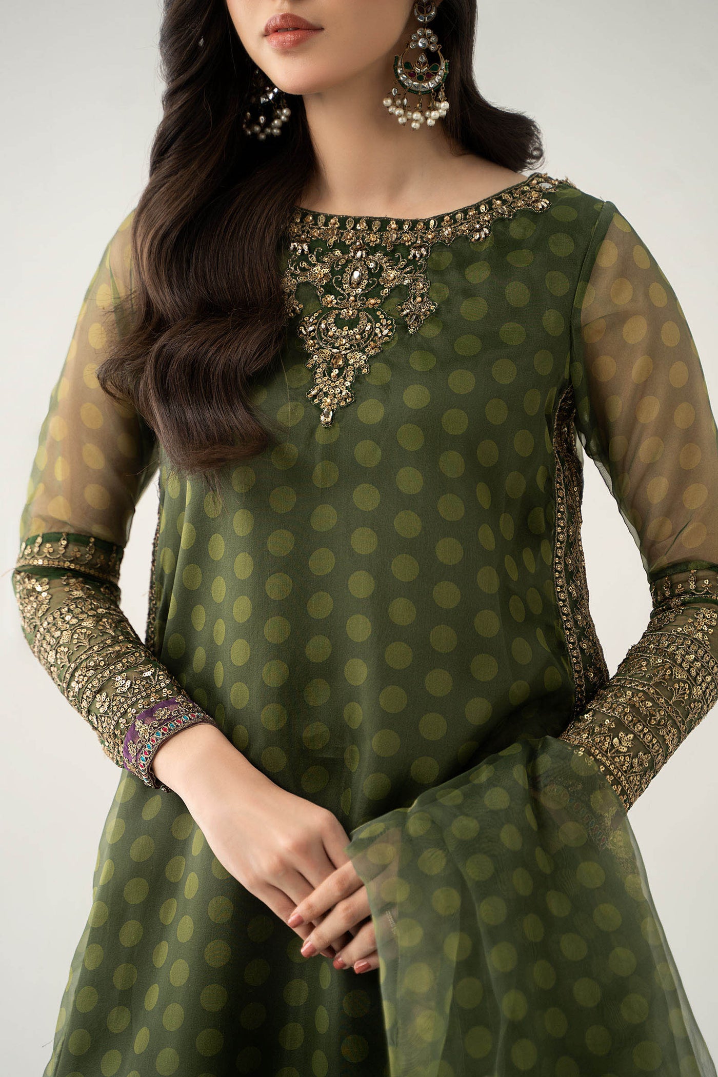 3 Piece Embroidered Suit