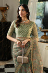 Embroidered Organza Saree