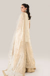 3 Piece Embroidered Net Suit