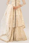 3 Piece Embroidered Net Suit