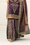 3 Piece Embroidered Organza Suit