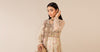 3 Piece Embroidered Organza Suit