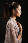 3 Piece Embroidered Organza Suit