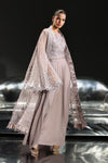 3 Piece Embroidered Organza Suit