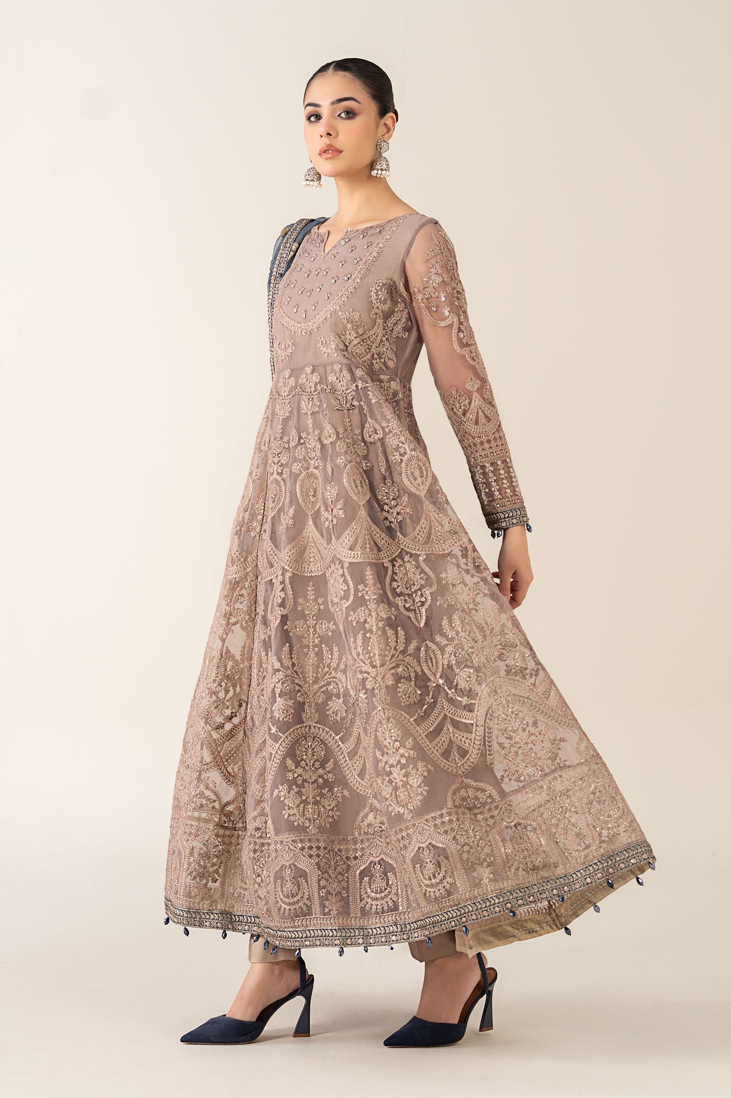 3 Piece Embroidered Suit