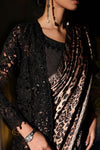 Embroidered Satin Silk Saree