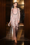 3 Piece Embroidered Net Suit