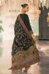 3 Piece Embroidered Raw Silk Suit