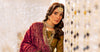 3 Piece Embroidered Raw Silk Suit