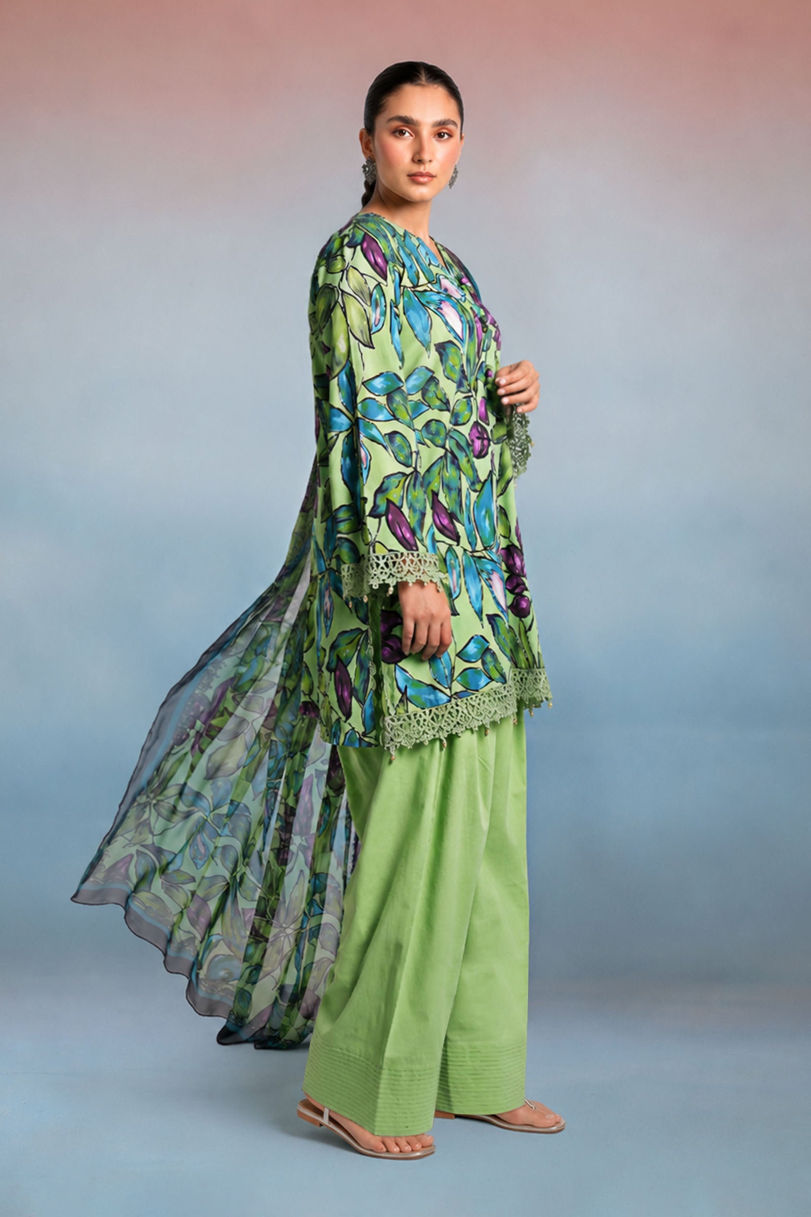 3 Piece Printed Lawn Suit